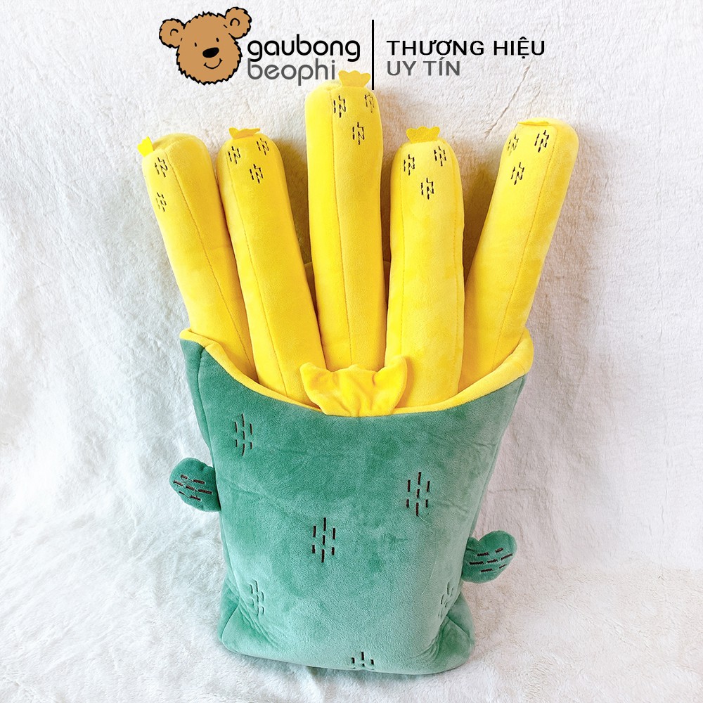 Gối Mền Snack Khoai Tây Gấu Bông Béo Phì