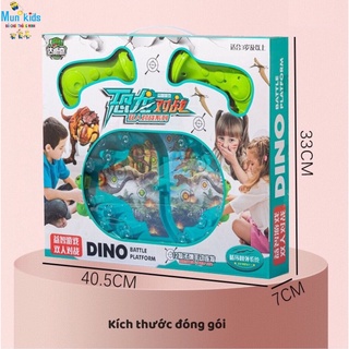 Khủng Long Đại Chiến Dino - Đồ chơi Trẻ Em Tương Tác Hai Người Bắn Khủng Long - Mun Kids