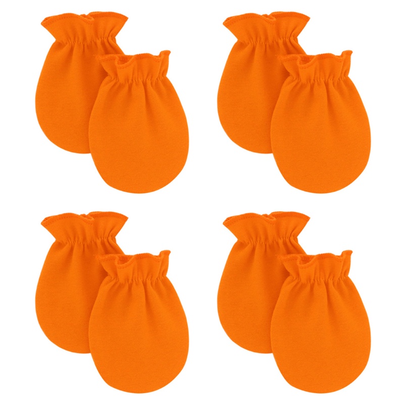 Găng Tay Cotton Mềm Chống Xước Bảo Vệ Cho Bé Sơ Sinh