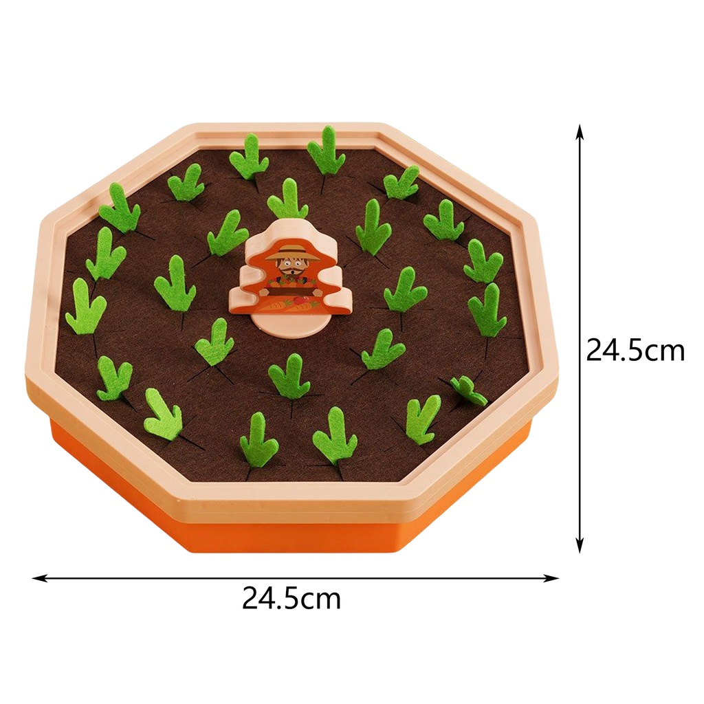 Đồ Chơi Cà Rốt Kéo Dây Theo Phương Pháp Montessori Cho Bé