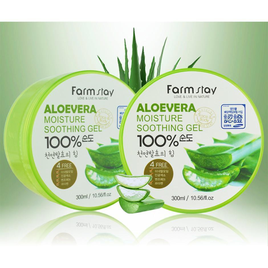 Gel Nha Đam 🍀𝑭𝒓𝒆𝒆𝒔𝒉𝒊𝒑🍀 Mặt Nạ Mask Dưỡng Da Alovere 100% Hàn Quốc 300ml