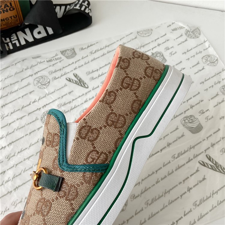 Fashionable Ulzzang Cartoon Printed Casual Lazy Shoes Slip-on Loafer Women Shoes