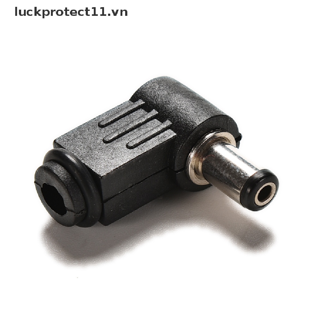 3c &amp; NEW * 10 Đầu Nối Hàn Góc Phải 2.1x5.5mm 2.1mm DC