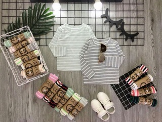 Combo sỉ áo thun kẻ sọc