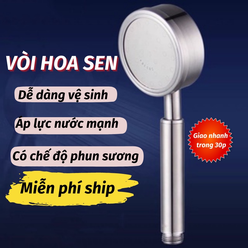 Vòi Hoa Sen Vòi Sen Tăng Áp Lực Nước Nóng Lạnh Chất Lượng Cao LEON OFFICIAL