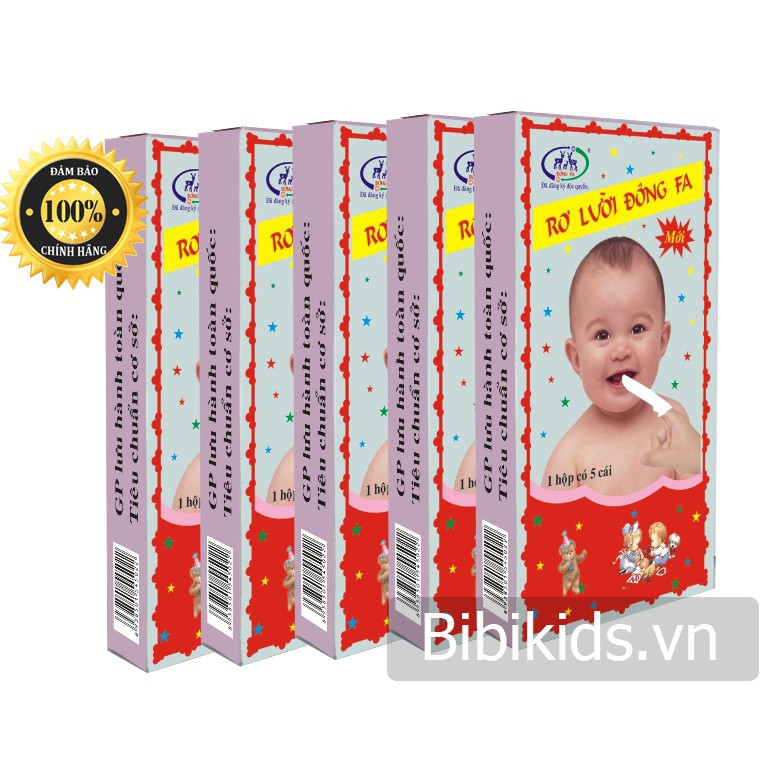 Gạc rơ lưỡi Đông Fa dành cho trẻ em.