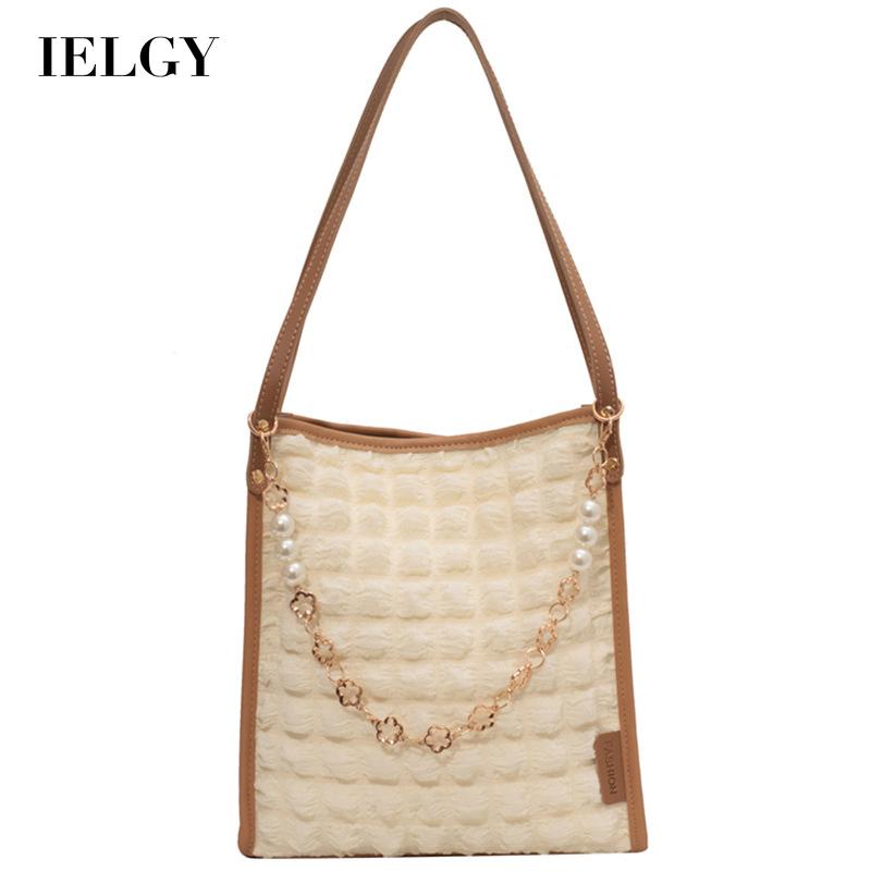 Túi Đeo Vai Cỡ Lớn Họa Tiết Kẻ Sọc Thời Trang Dễ Phối Đồ Cho Nữ