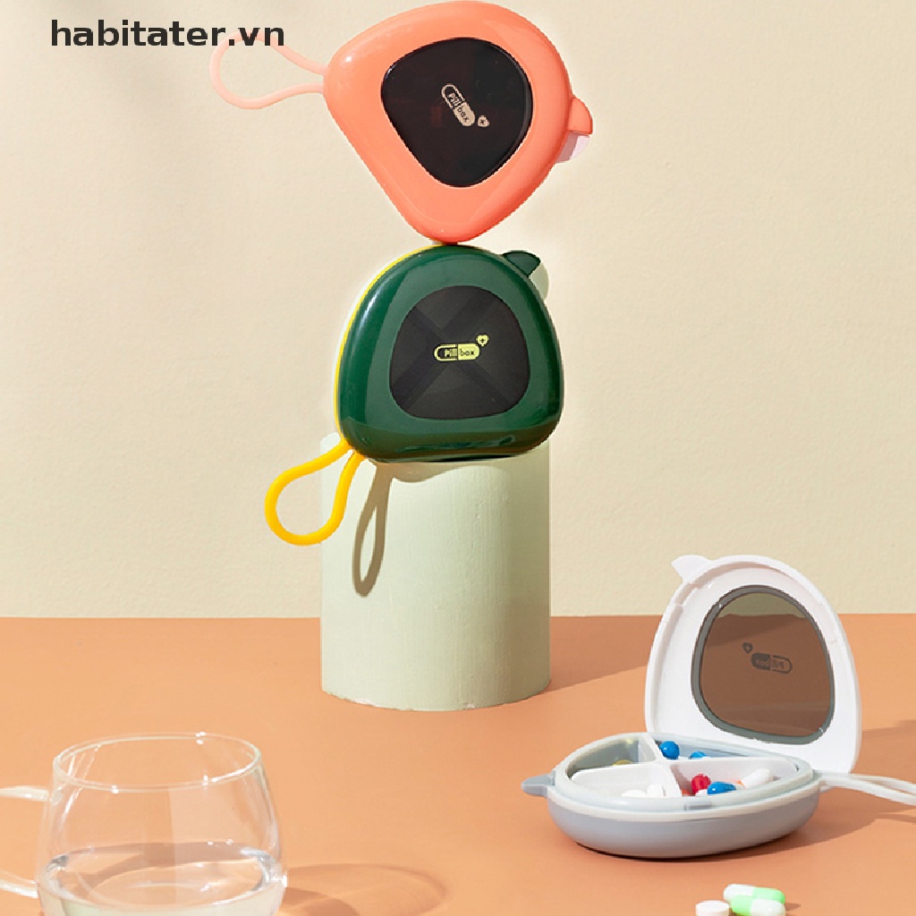 Hộp Đựng Thuốc 4 Ngăn Chống Thấm Nước