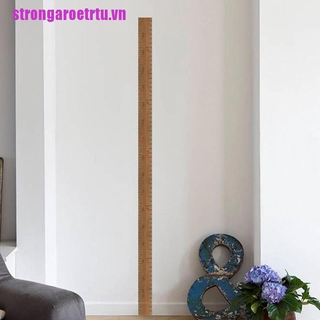 Miếng Dán Tường Hình Thước Đo Chiều Cao Cho Bé