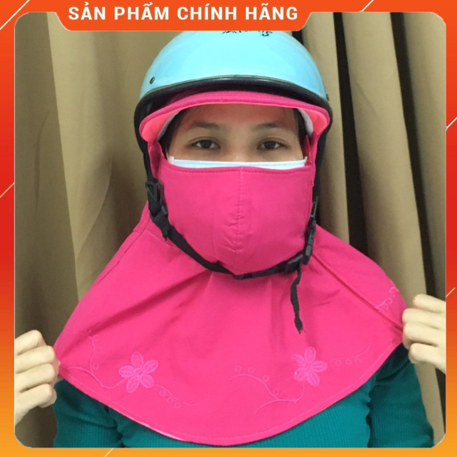 Nón khẩu trang rộng vành 2 lớp cao cấp