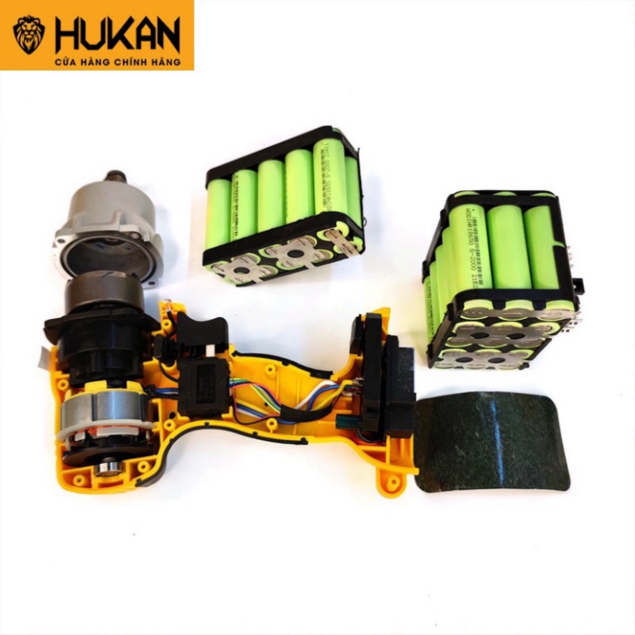 Máy siết bulong HUKAN X1 Pro lực siết 330nm tặng kèm bộ khẩu dài 10 cái