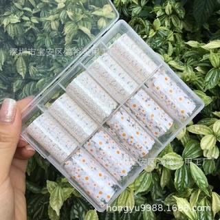 Foil trang trí móng tay, foi nứt dán móng nail
