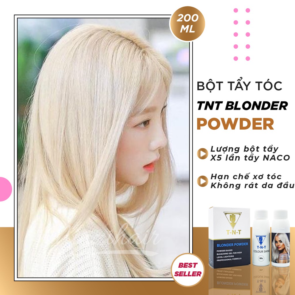 Bột Tẩy Tóc TNT BLONDER POWDER | Siêu Phẩm Tẩy Tóc - Minzihair HCM