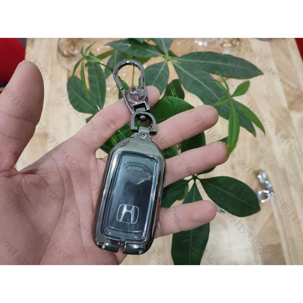 🔥HCM-Ốp Chìa Khóa Hợp Kim Xe Honda City 2015-2021, CRV 2019-2020,Civic 2018-2021 bản chìa thông minh