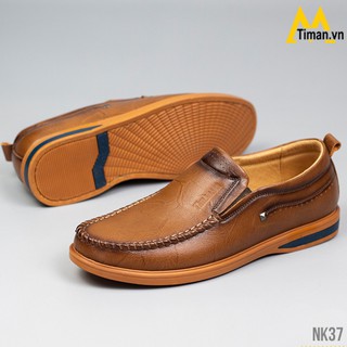 Giày Lười Da Bò Nam Timan NK37