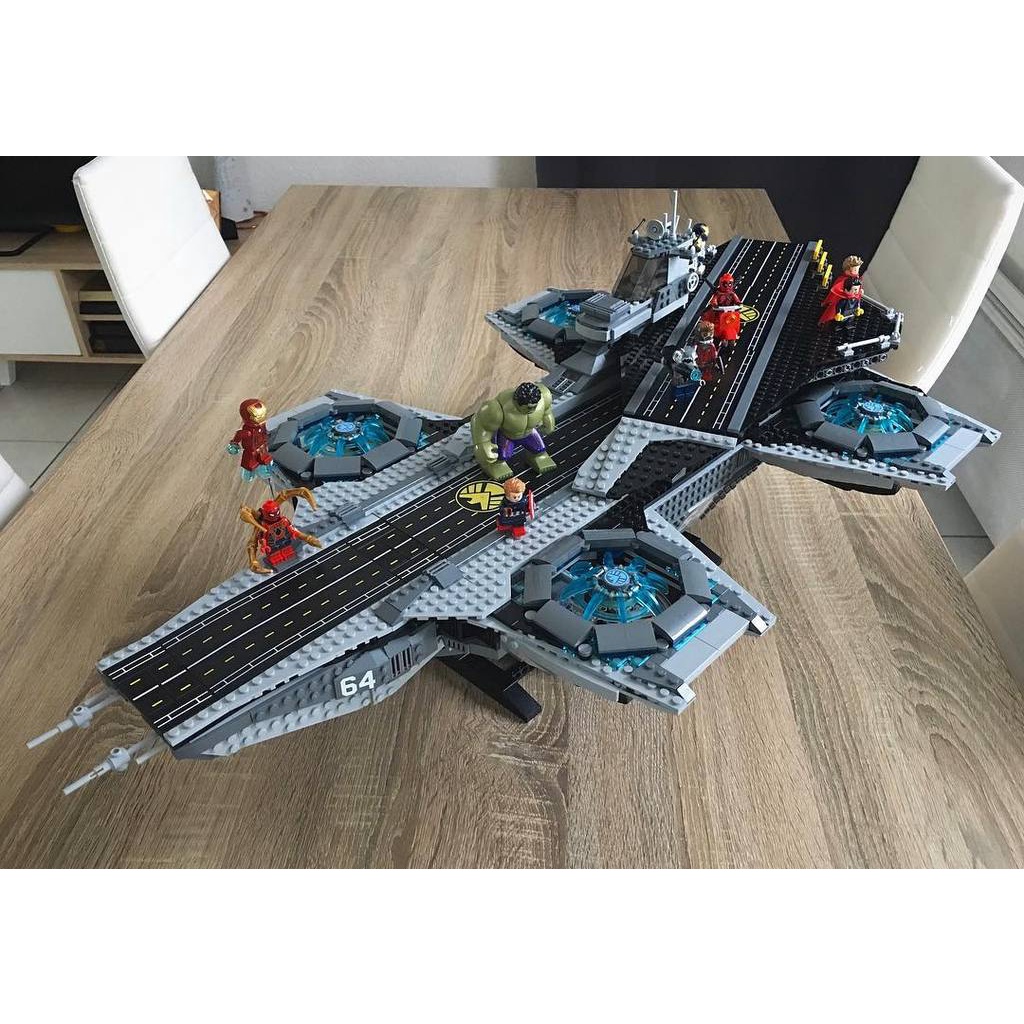 Lego tàu sân bay khổng lồ cỡ lớn giá rẻ, Bộ tàu sân bay lego trạm vũ trụ chiến đấu hơn 3000 chi tiết