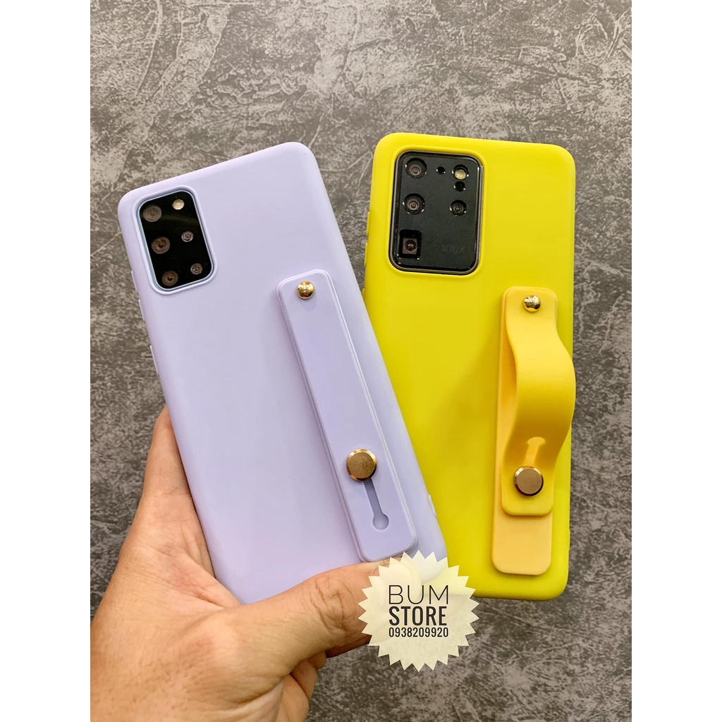 Ốp silicon dẻo kèm dây xỏ tay samsung galaxy Note 10 / S10 / S10 Plus / Note 9 / Note 8 / S9 Plus