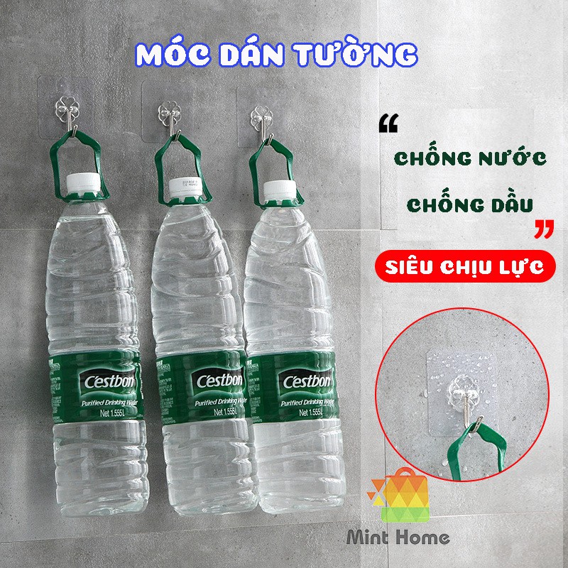 Móc dán tường chịu lực siêu chắc siêu bền , móc treo tường siêu dính trong suốt treo quần áo, móc treo đồ thông minh