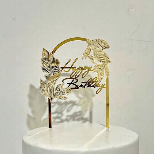 Topper Trang Trí Bánh Kem Chữ Happy Birthday