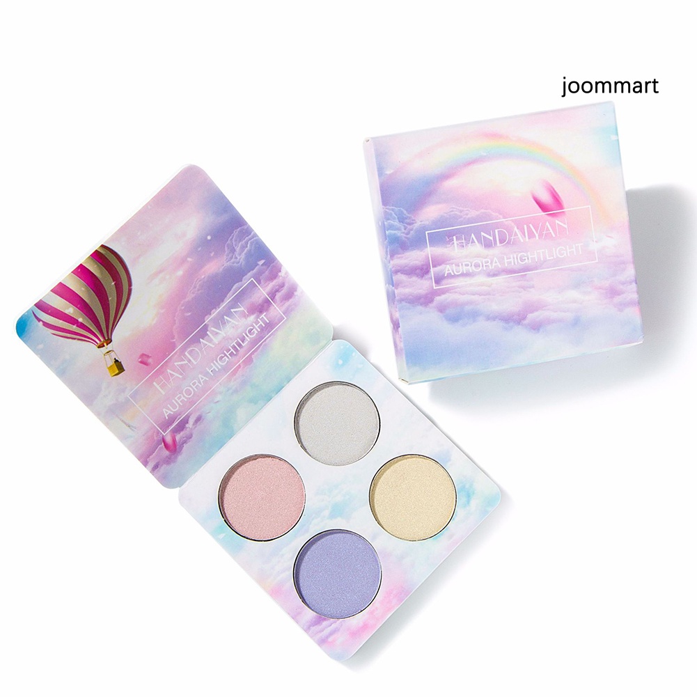 (Hàng Mới Về) Bảng Phấn Bắt Sáng 4 Màu Lấp Lánh Trang Điểm Chuyên Nghiệp | BigBuy360 - bigbuy360.vn