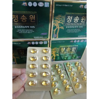 TINH DẦU THÔNG ĐỎ HÀN QUỐC 180 VIÊN ( HỘP XANH)