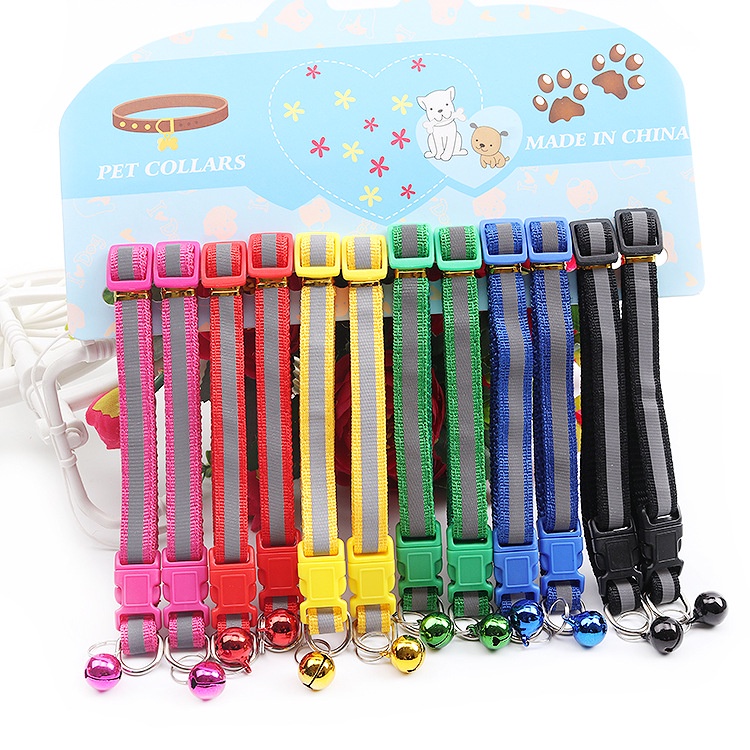 PVN40082 Dây đeo cổ vải dù nhiều màu có họa tiết dấu chân thú cưng đáng yêu cho chó mèo