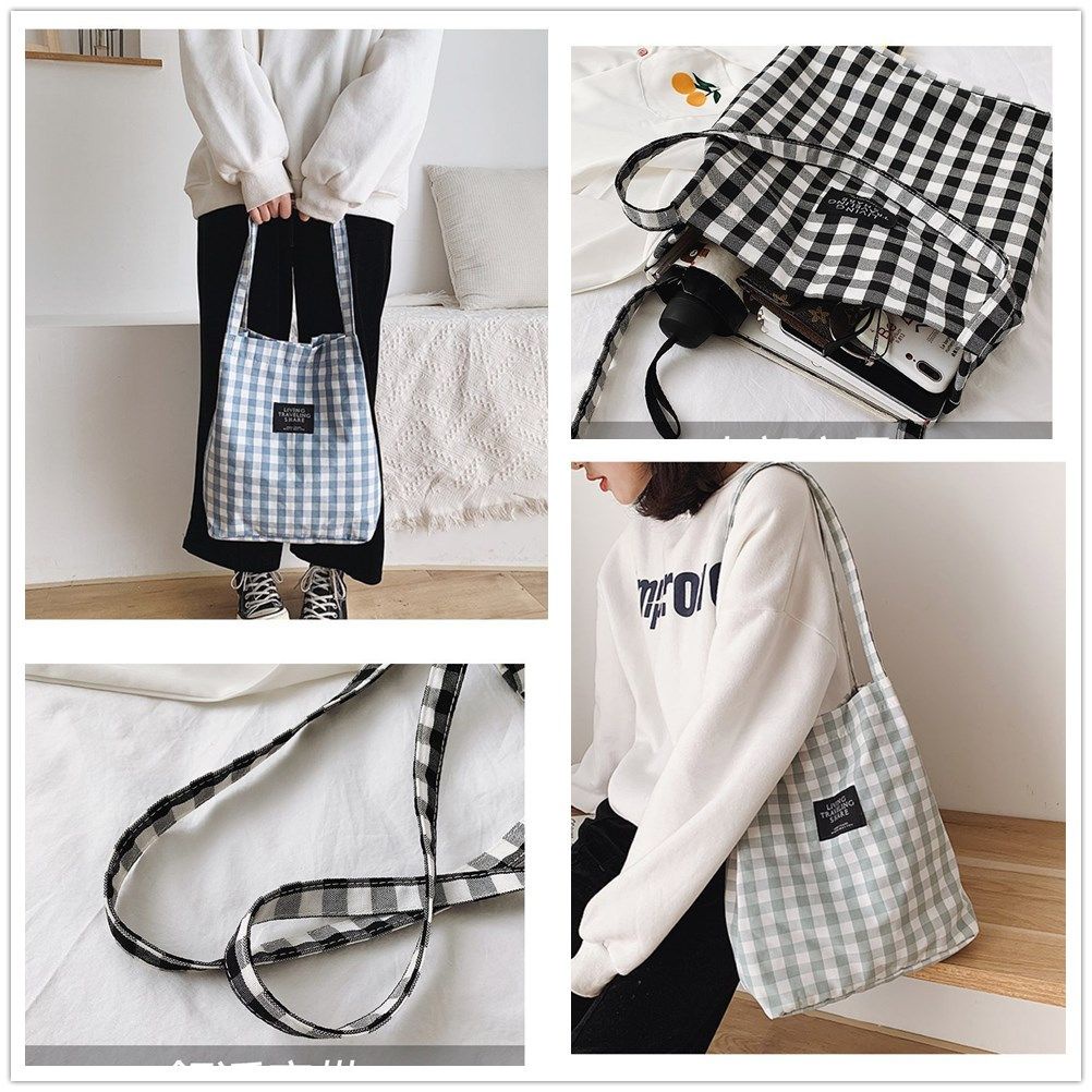 Túi xách cotton nhiều màu sắc tuỳ chọn thời trang cho nữ