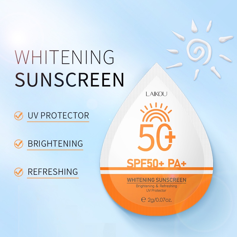 Kem chống nắng LAIKOU bảo vệ chống tia UVA UVB SPF50+ 2g