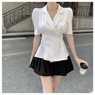 SET VEST MIX CHÂN VÁY LỤA KÈM HÌNH THẬT