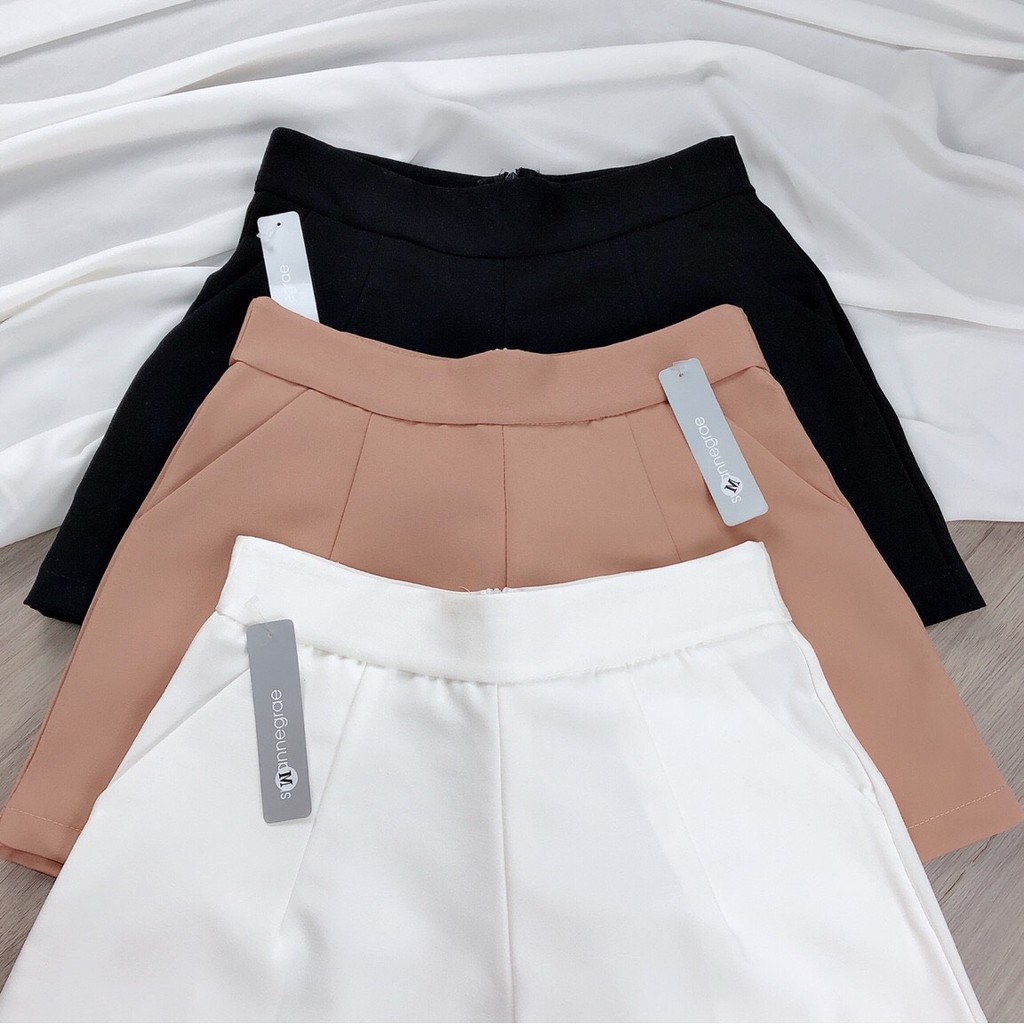 Quần Short Cạp Cao Tuyết Mưa Size S M Cho Nữ Kiểu Dáng Trẻ Đẹp Dễ Phố Đồ Tôn Dáng