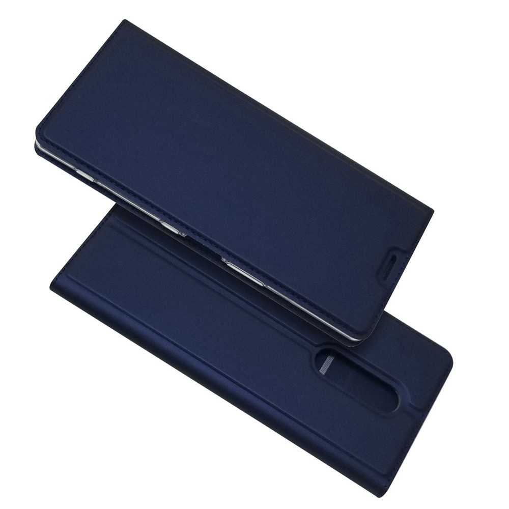 Bao da điện thoại PU nắp lật từ tính có giá đỡ + ngăn đựng thẻ cho Sony Xperia 1 Xperia1 J8110 J8170 J9110 J9150