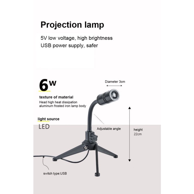 USB Lunar Moon Lamp Earth Planet Projection Lamp Bedroom Atmosphere Children's Night Light ★