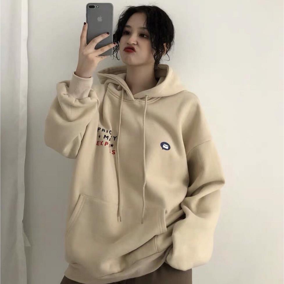 Áo Hoodie Lá Thư nam nữ, Áo Sweater unisex form rộng Bé Mỡ | BigBuy360 - bigbuy360.vn