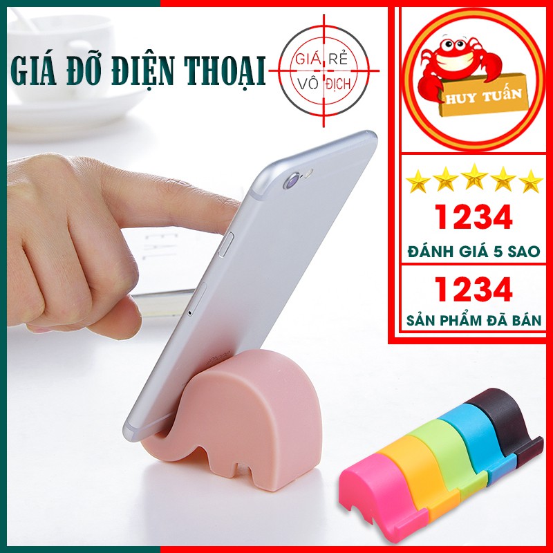 Giá đỡ điện thoại - Giá để điện thoại hình chú voi nhỏ xinh (GCV01) bibi90