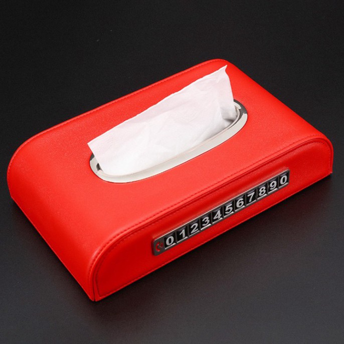 Sản Phẩm Bảng Số Điện Thoại-Hộp Đựng Giấy-Ô Tô-Chính Hãng-Cao Cấp- ZJH-022 .