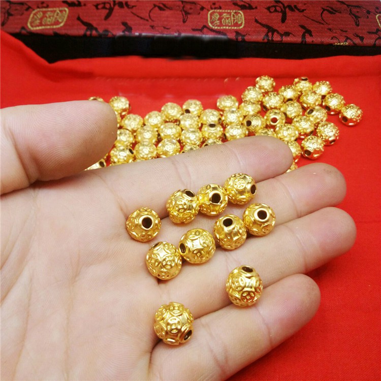 Charm bi kim tiền 10 li xi vàng 24K tinh xảo mix vòng siêu đẹp (hàng có sẵn)