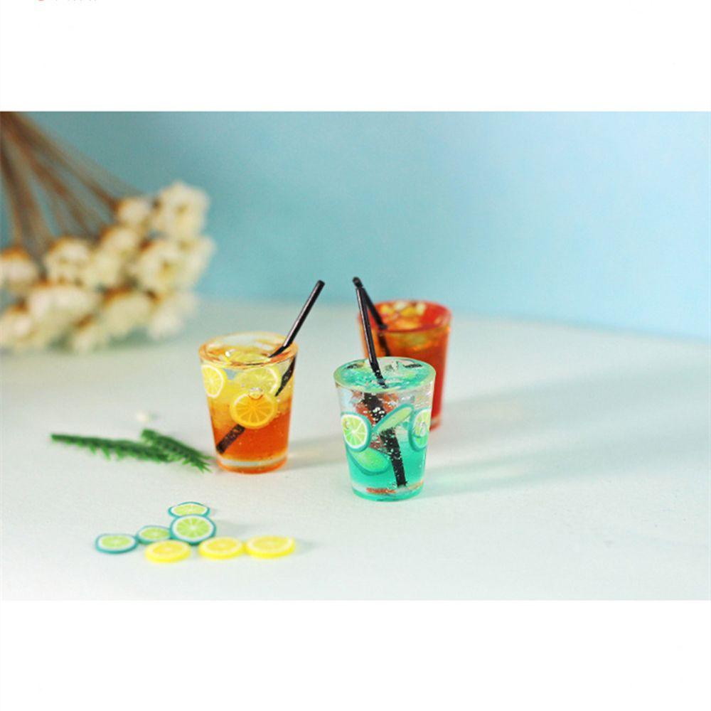 Mô Hình Ly Trà Trái Cây Tỉ Lệ 1: 6 / 1: 12 Dùng Để Trang Trí Nhà Búp Bê
