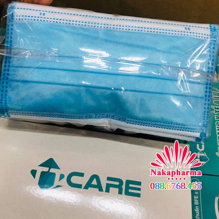 Khẩu Trang Y Tế 4 Lớp Kháng Khuẩn TTCare Cao Cấp - Lọc vi khuẩn 99%, chống tia UV bảo vệ da, ngăn bụi mịn