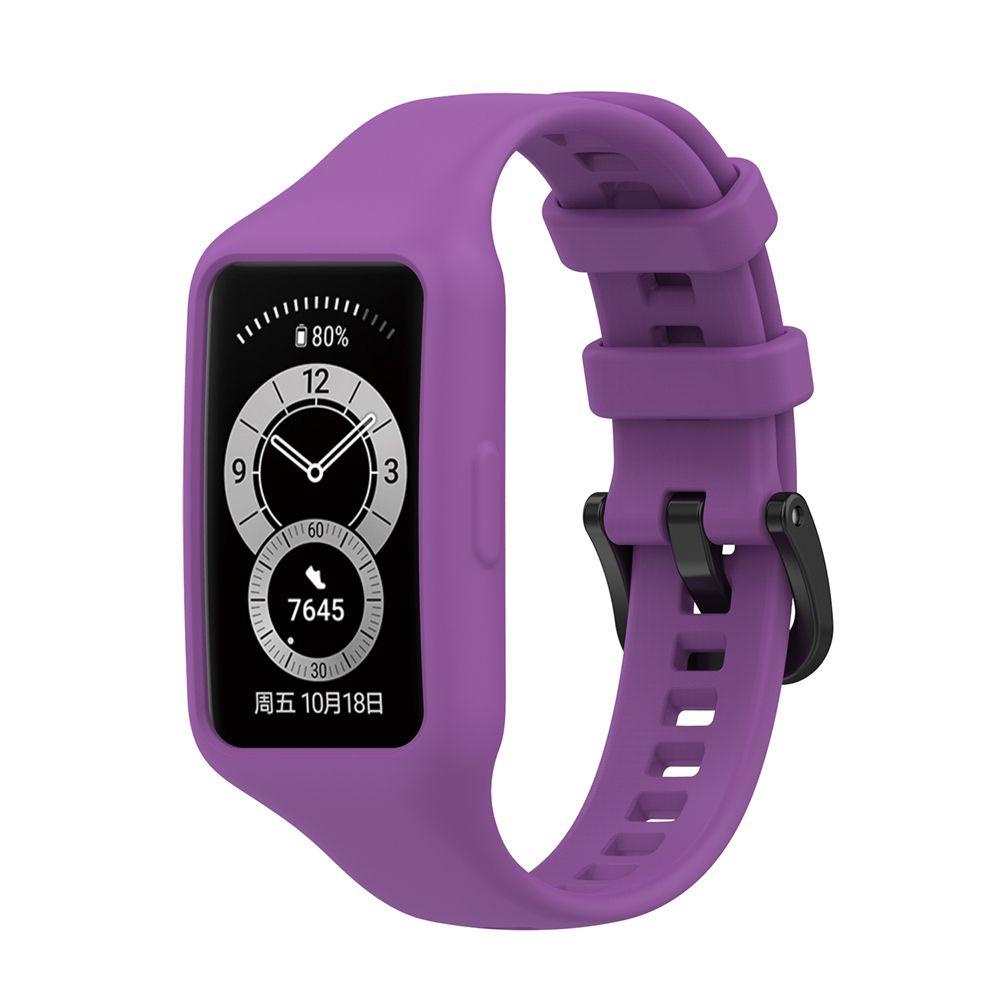 MYRONGVN Set Dây Đeo Thay Thế + Vỏ Mềm Cho Đồng Hồ Thông Minh Huawei Band 6 Honor Band 6