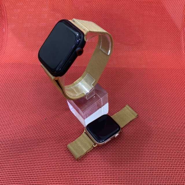 Dây thép milanese màu vàng gold sang chảnh dành cho AppleWatch series1/2/3/4/5/6