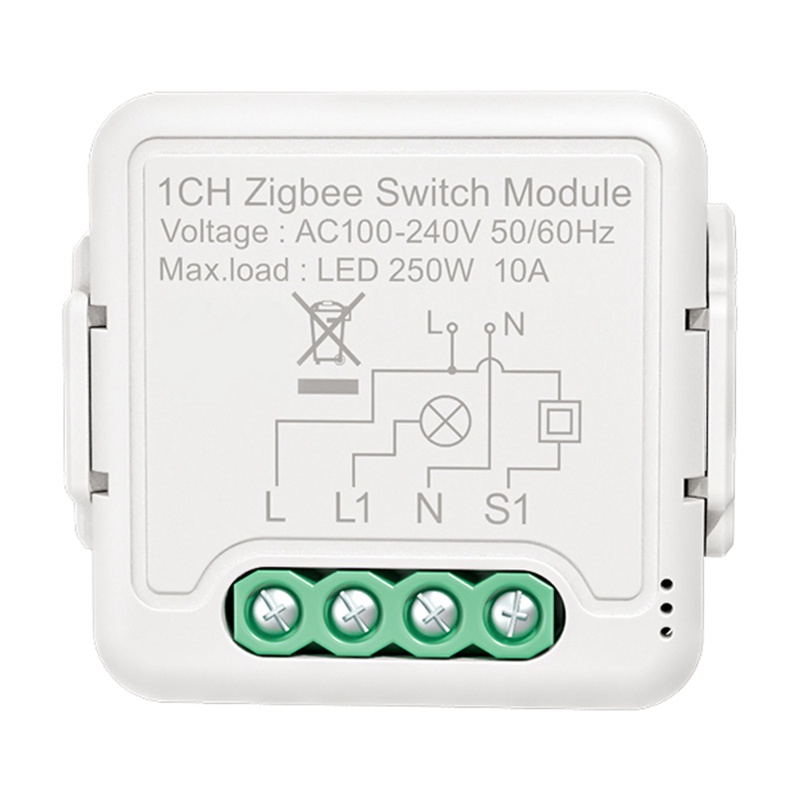 Mô Đun Công Tắc Đèn Zigbee 2 Chiều Điều Khiển Ngắt Tắt Thông Minh Cho Alexa Google Home