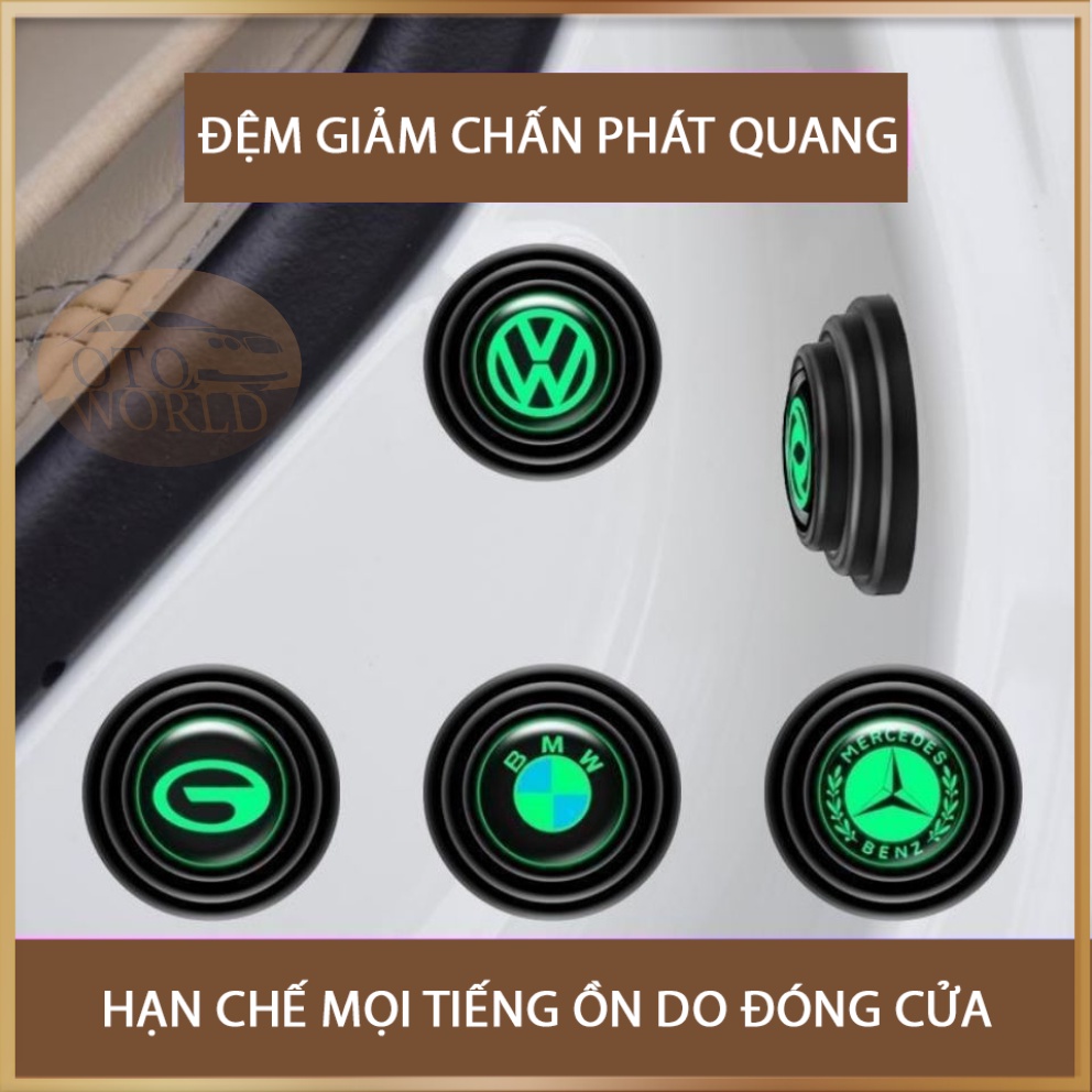NÚT GIẢM CHẤN PHÁT QUANG CHO Ô TÔ - GIẢM TIẾNG ỒN VA ĐẬP, BẢO VỆ XE HƠI, ĐỆM SILICON CHẤT LƯỢNG CAO
