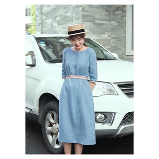 Váy suông , váy linen cao cấp [ form đẹp , chất mịn dễ chịu]