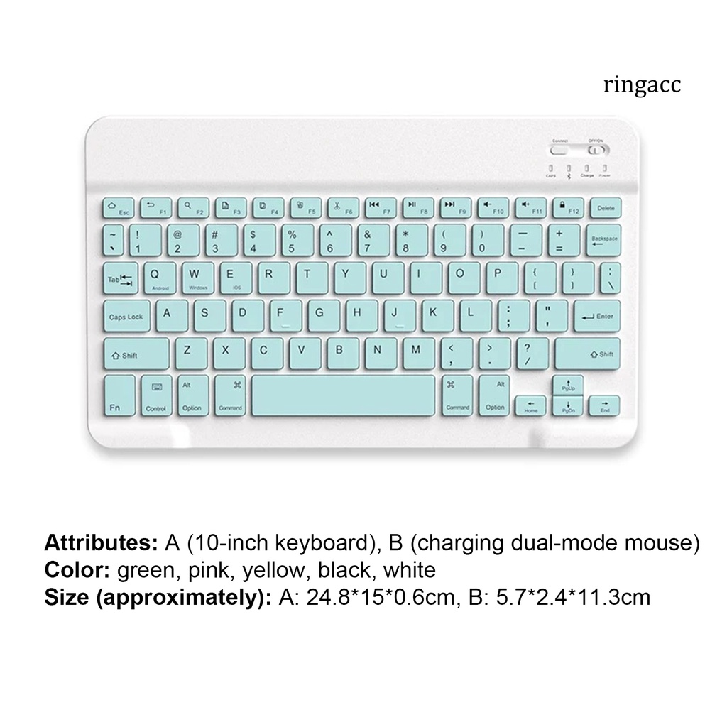 Bàn Phím Không Dây 3 Tốc Độ Dpi 3.0 Cho Điện Thoại / Máy Tính Bảng / Laptop Android