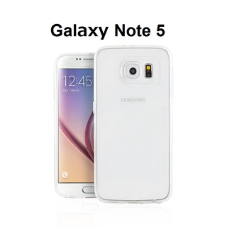 Ốp lưng dành cho samsung galaxy note 5 silicon dẻo mỏng 0.5mm trong suốt