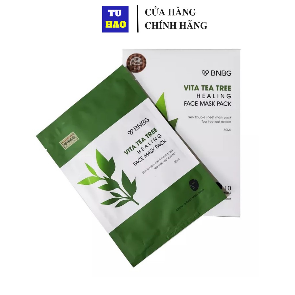 Mặt Nạ Giấy Chiết Xuất Tràm Trà Dành Cho Da Mụn BNBG Vita Tea Tree Healing Facial Mask 30ml | BigBuy360 - bigbuy360.vn