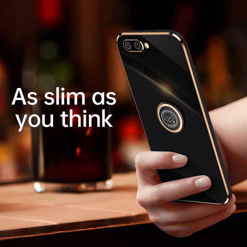 Ốp Lưng Silicone Mềm Trong Suốt Viền Màu Cho OPPO R11 R10 R11S Plus