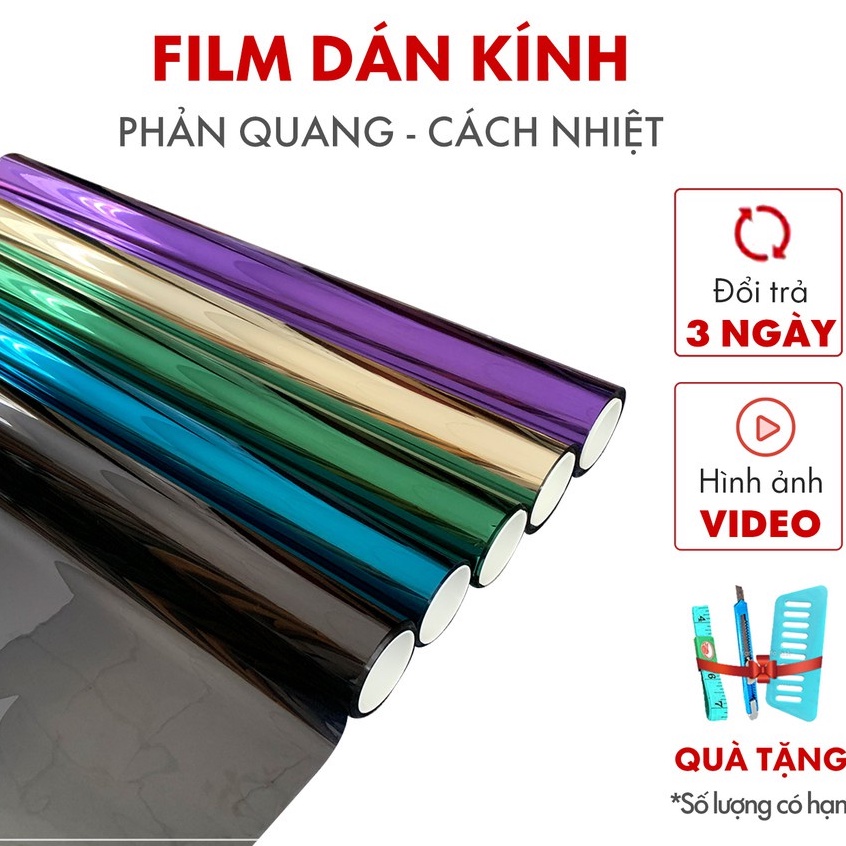 Phim Dán Kính Cách Nhiệt, Giấy Dán Kính Cách Nhiệt, Phản Quang, Chống Nắng