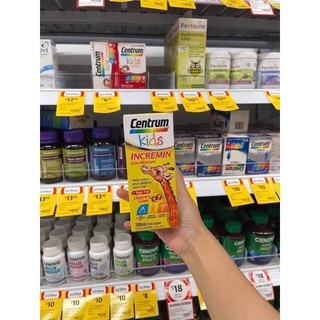 Centrum Kids cho bé biếng ăn Increamin iron Mixture Úc 200ml dạng siro giúp bé ăn ngon