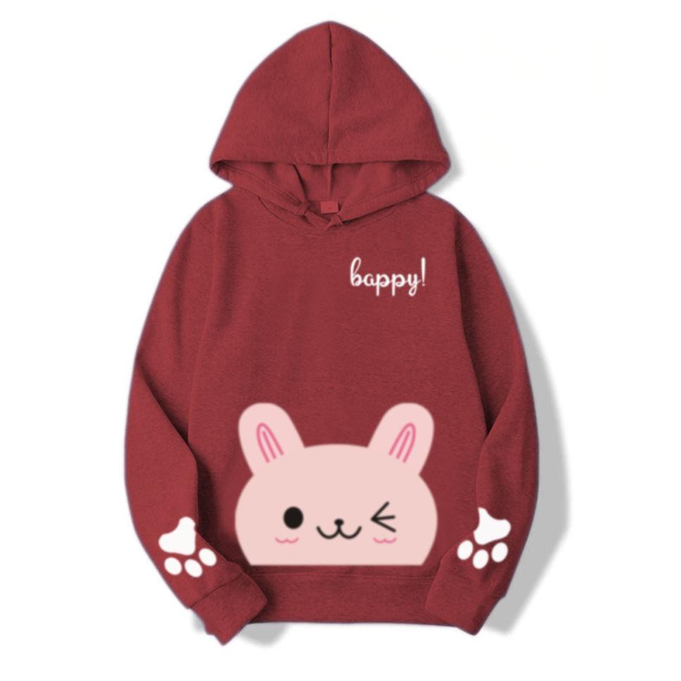 Áo Hoodie Nữ 6.6 Bess - Women 's Happy Cat